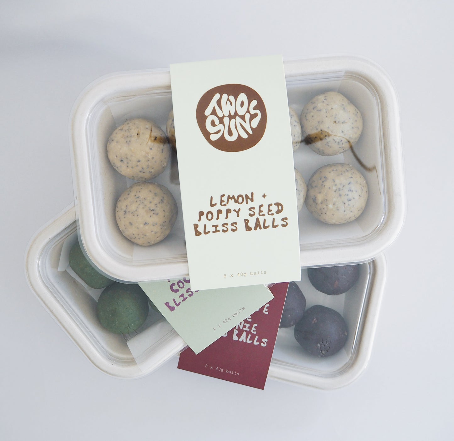 lemon + poppy seed bliss balls