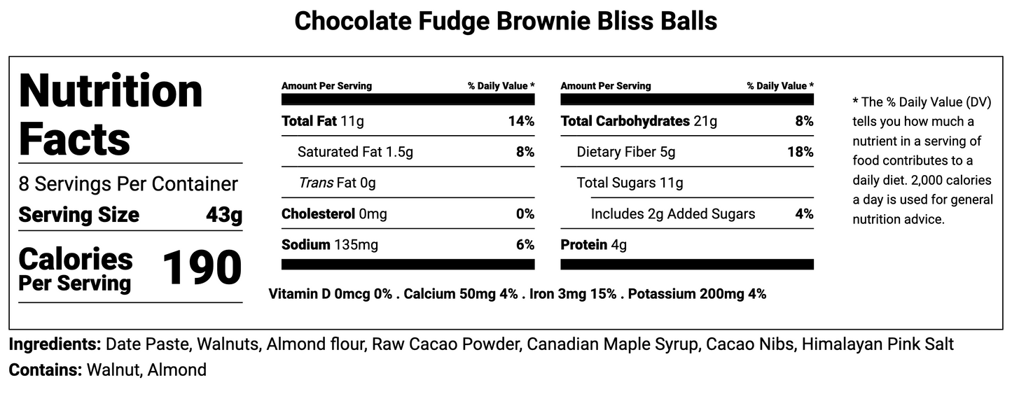 chocolate fudge brownie bliss balls