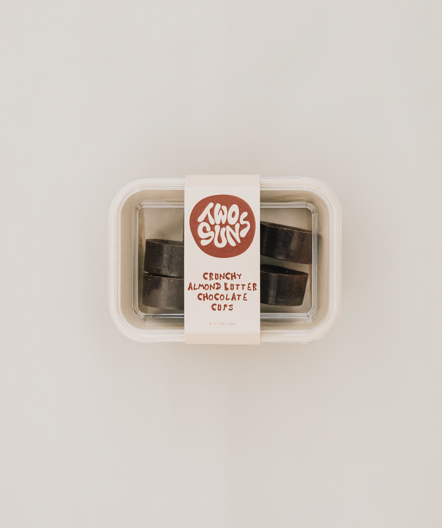 crunchy almond butter chocolate cups