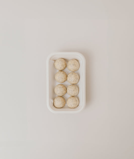 lemon + poppy seed bliss balls